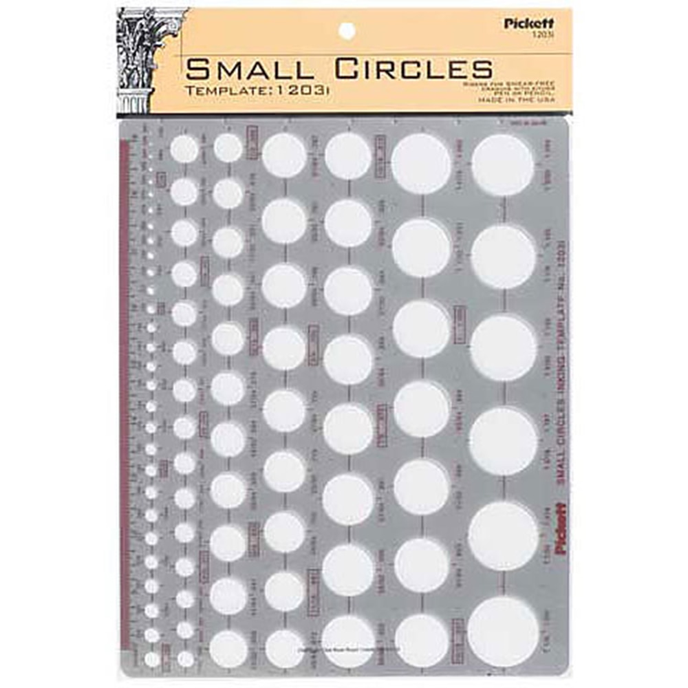 Pickett, Small, Circles, Template, No. 1203I